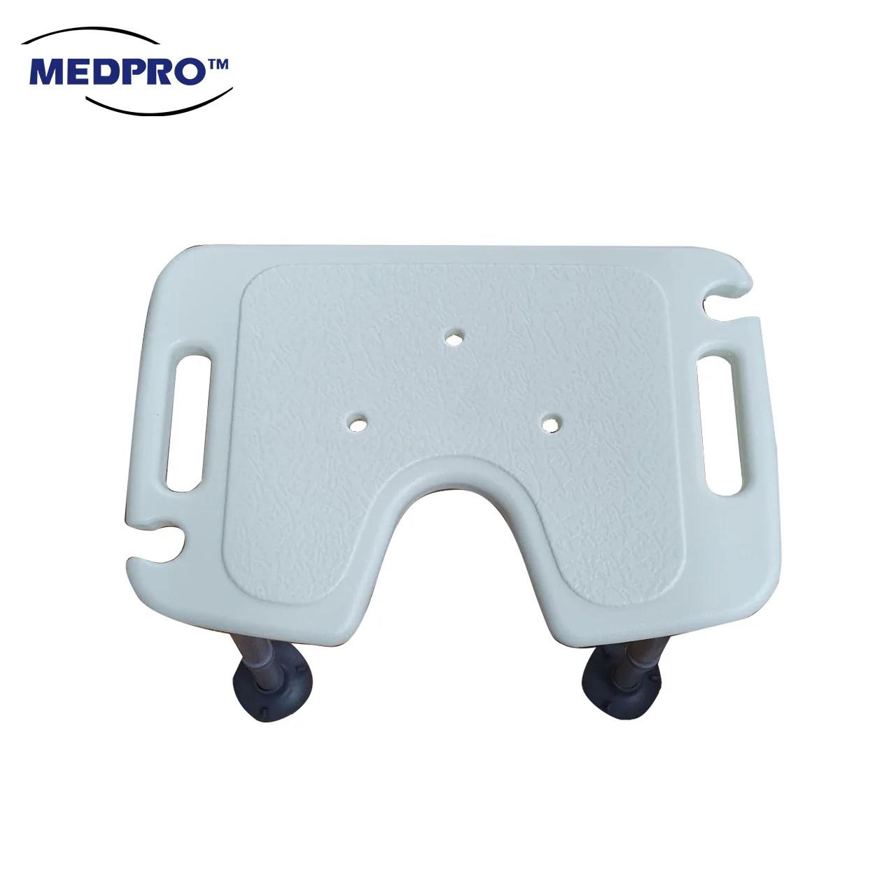 UShaped Toilet Shower Chair with Suction Base & Adjustable Height Legs MEDPRO™ Medical Supplies