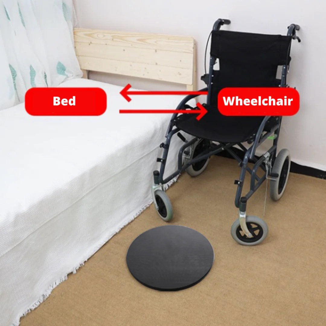 MEDPRO™ NEW Black Pivot Disc / Patient Transfer Foot Rotating Board