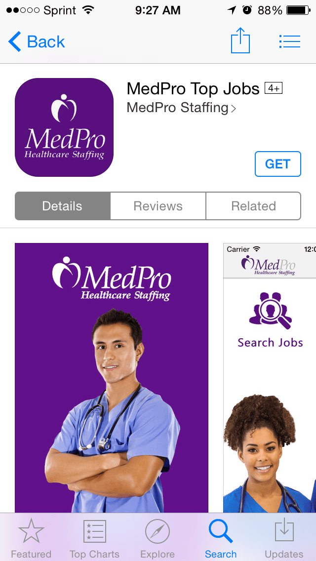 MedPro Healthcare Staffing Launches Job Search App MedPro Healthcare
