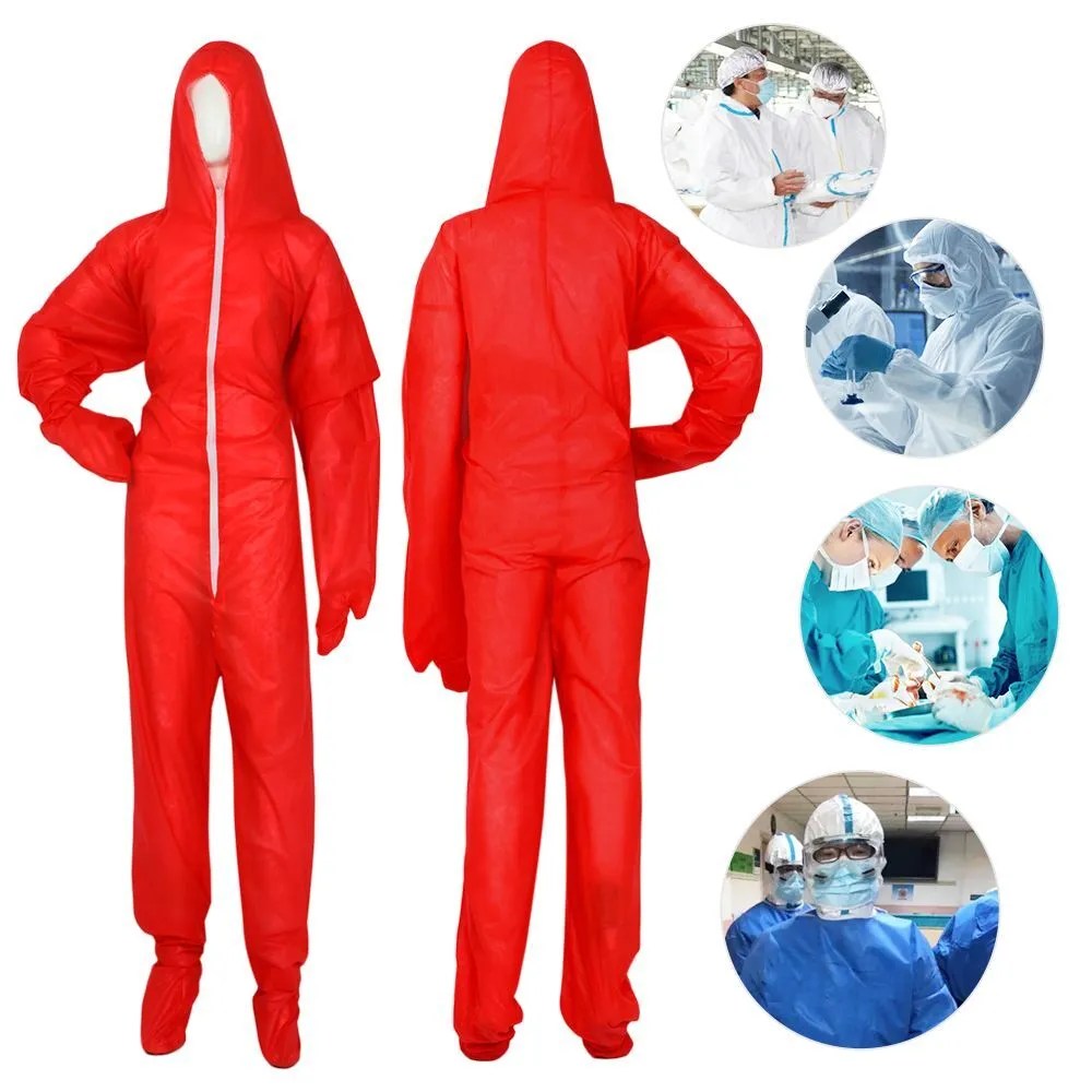 Disposable coverall top large MedqSupplies