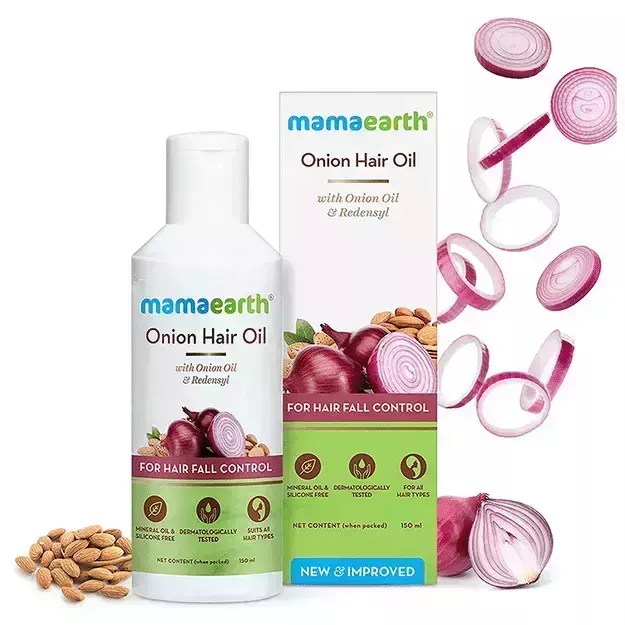 Mamaearth Onion Hair Oil with Redensyl 150ml Uses, Price, Dosage, Side