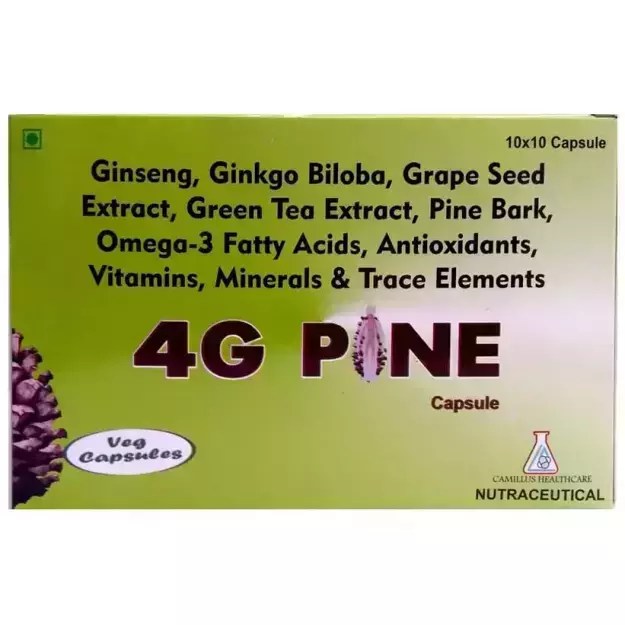4G Pine Capsule Uses, Price, Dosage, Side Effects, Substitute, Buy Online