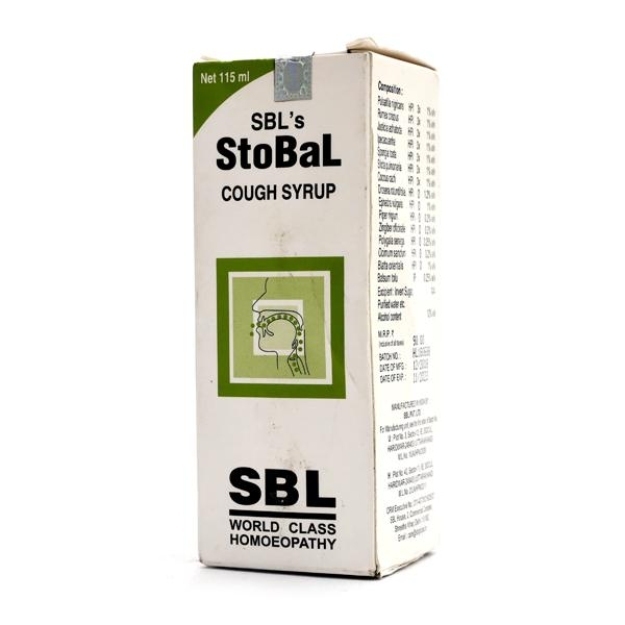 SBL Stobal Cough Syrup 115ml in Hindi की जानकारी, लाभ, फायदे, उपयोग