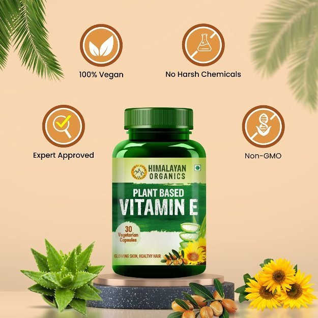 Himalayan Organics Plant Based Vitamin E Capsules in Hindi की जानकारी, लाभ, फायदे, उपयोग, कीमत
