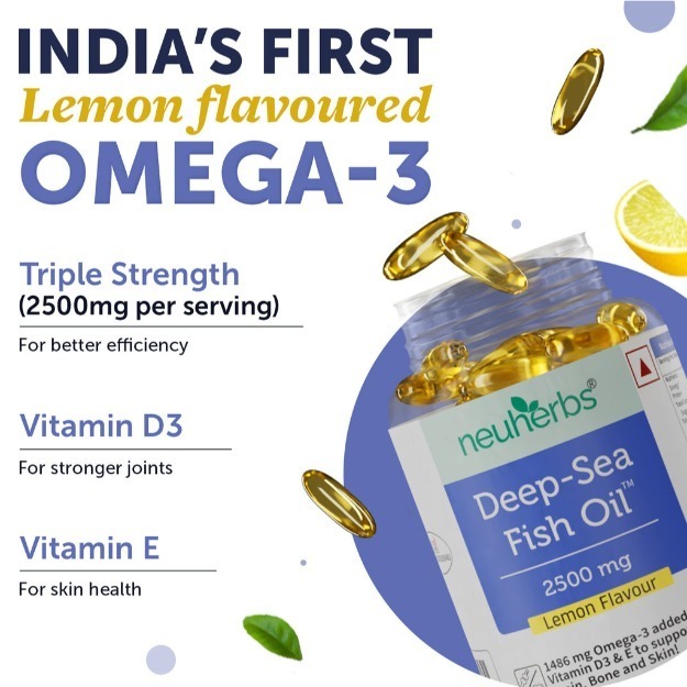 Neuherbs DeepSea Fish Oil Soft Gels Uses, Price, Dosage, Side Effects