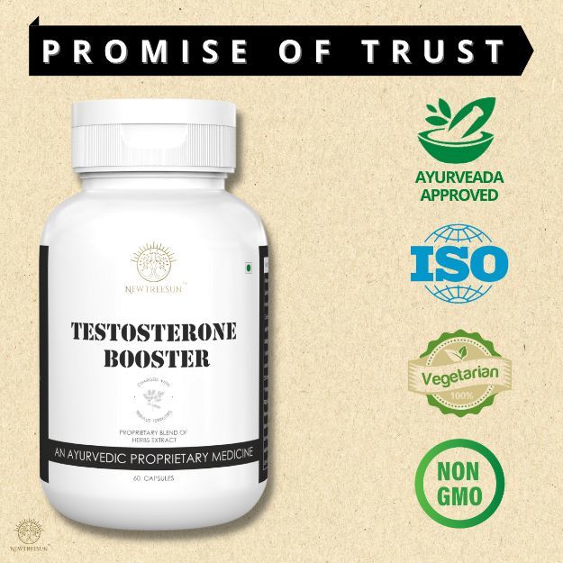 Newtreesun Testosterone Booster capsules for Men Stamina Capsules Uses