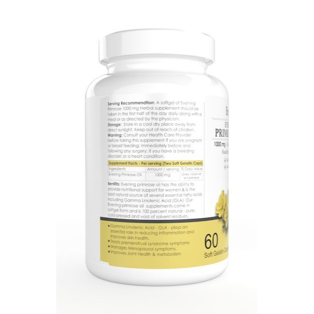 Briyo Evening Primrose Oil Softgel Capsules in Hindi की जानकारी, लाभ