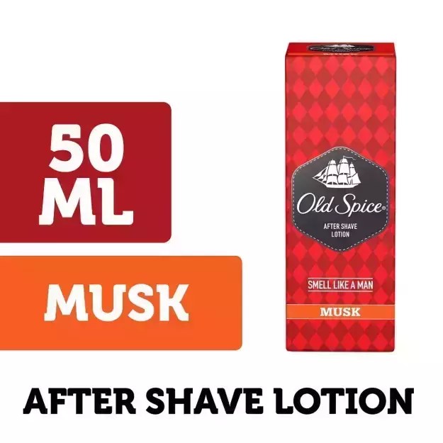 Old Spice After Shave Lotion Musk 50ml in Hindi की जानकारी, लाभ, फायदे
