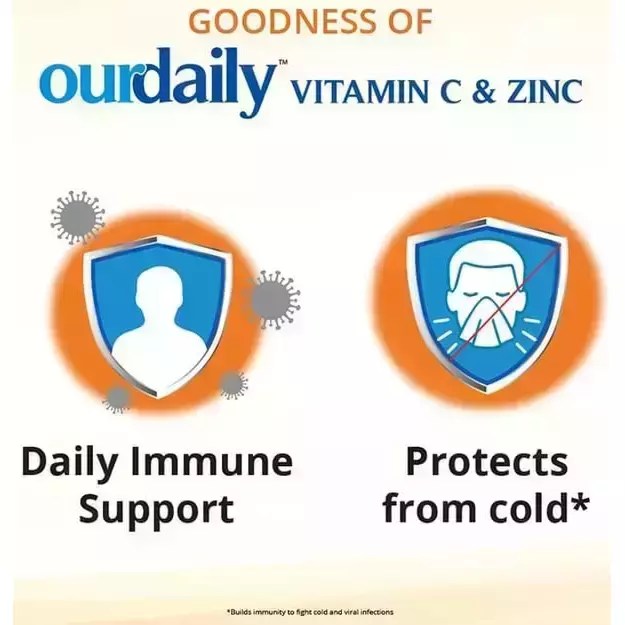 OurDaily Vitamin C And Zinc Chewable Tablet Uses, Price, Dosage, Side