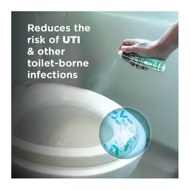 Pee Safe Toilet Seat Sanitizer Spray Floral 75ml in Hindi की जानकारी