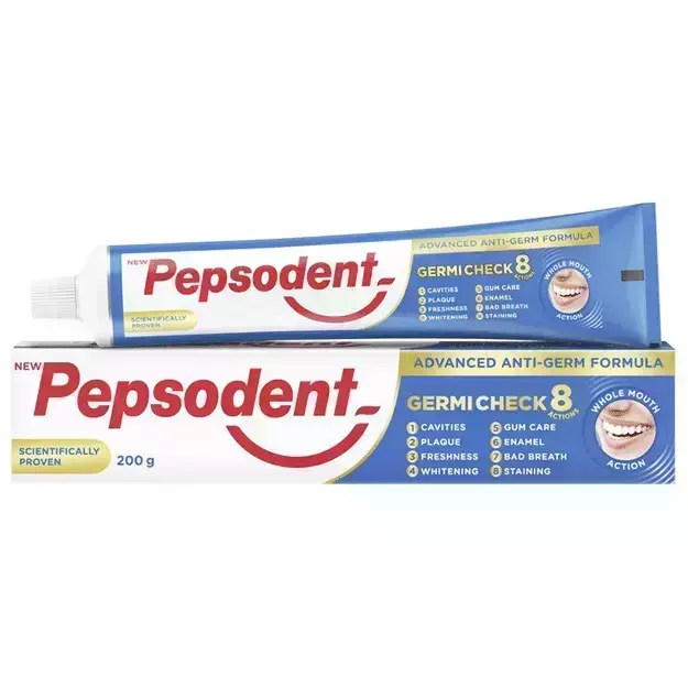 Pepsodent Germi Check 8 Actions Toothpaste 200gm in Hindi की जानकारी