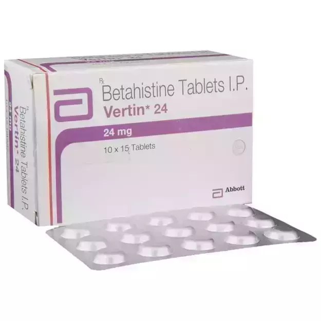 Vertin 24 Tablet Uses, Price, Dosage, Side Effects, Substitute, Buy Online