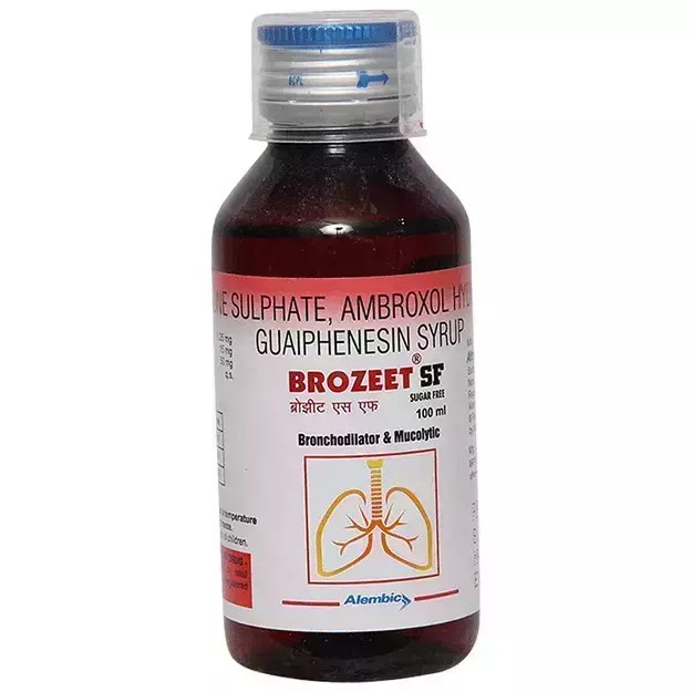 Brozeet SF Syrup in Hindi की जानकारी, लाभ, फायदे, उपयोग, कीमत, खुराक