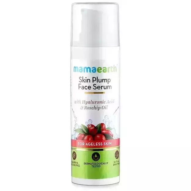 Mamaearth Skin Plump Face Serum in Hindi की जानकारी, लाभ, फायदे, उपयोग
