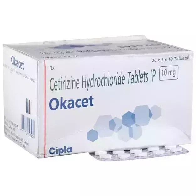 Okacet Tablet Uses, Price, Dosage, Side Effects, Substitute, Buy Online