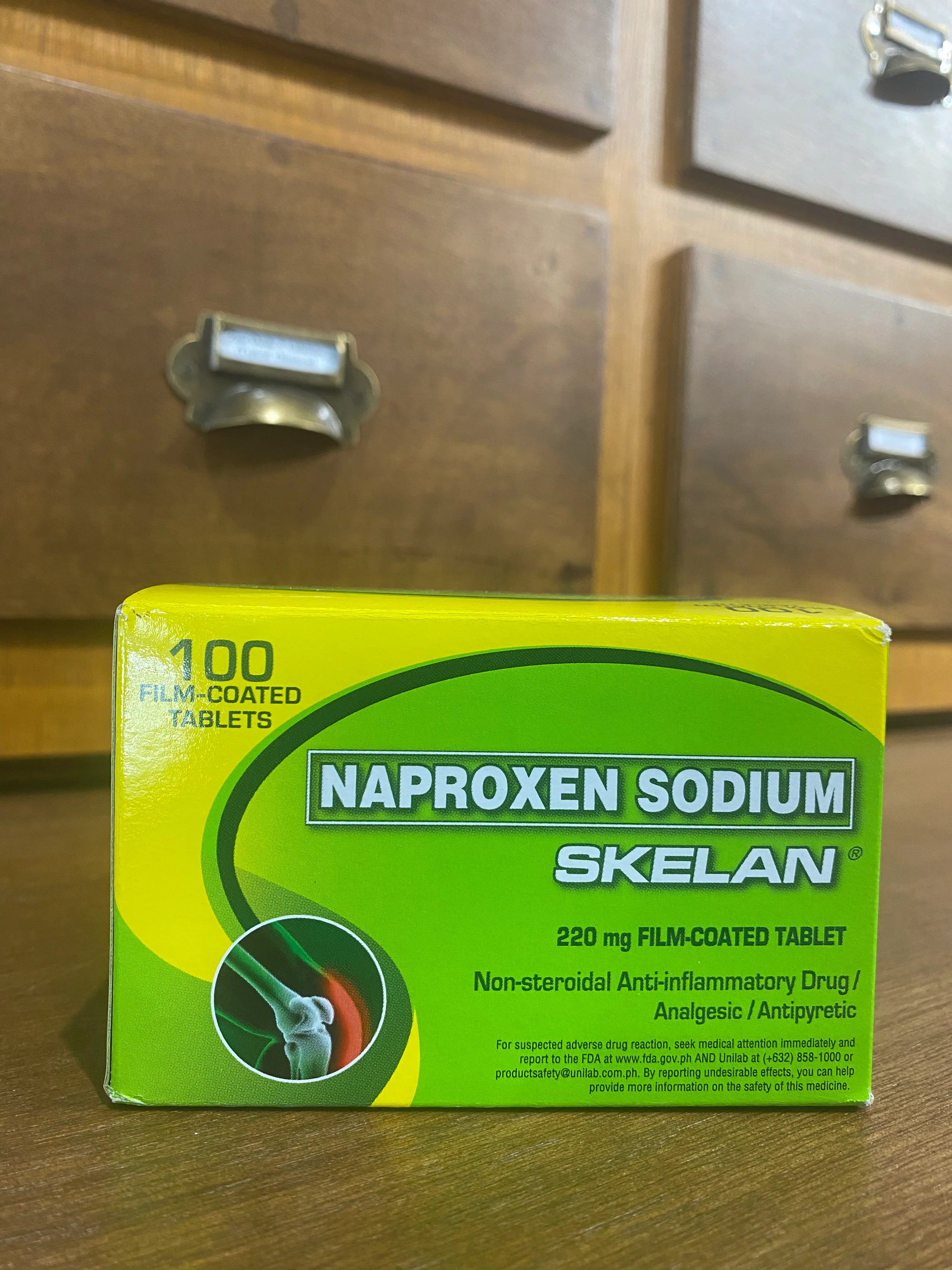 Naproxen Sodium Skelan 220mg FilmCoated Tablet Meds for All
