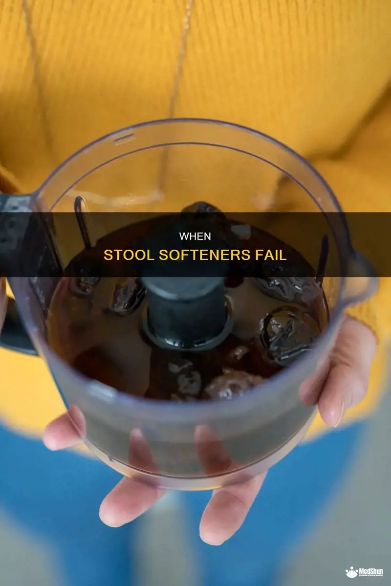 When Stool Softeners Fail MedShun