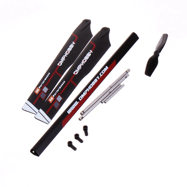 OMPHobby M2 EVO Helicopter Crash Kit Red OSHG0003 Medusa Heli