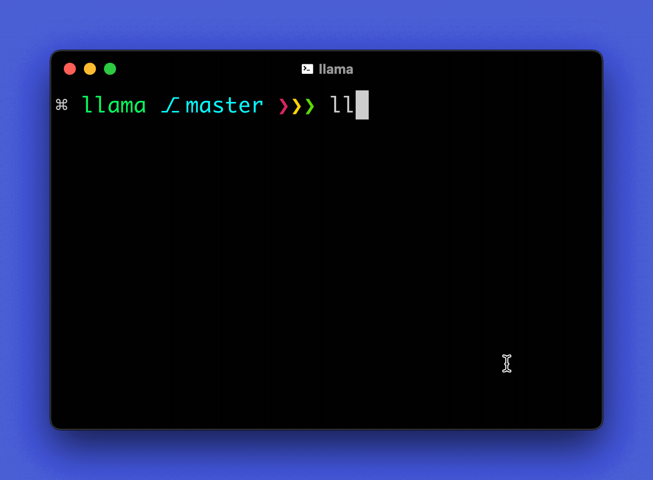 llama Terminal file manager for golang