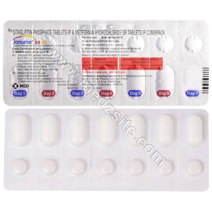 Janumet XR CP (Sitagliptin/Metformin) Medz Site