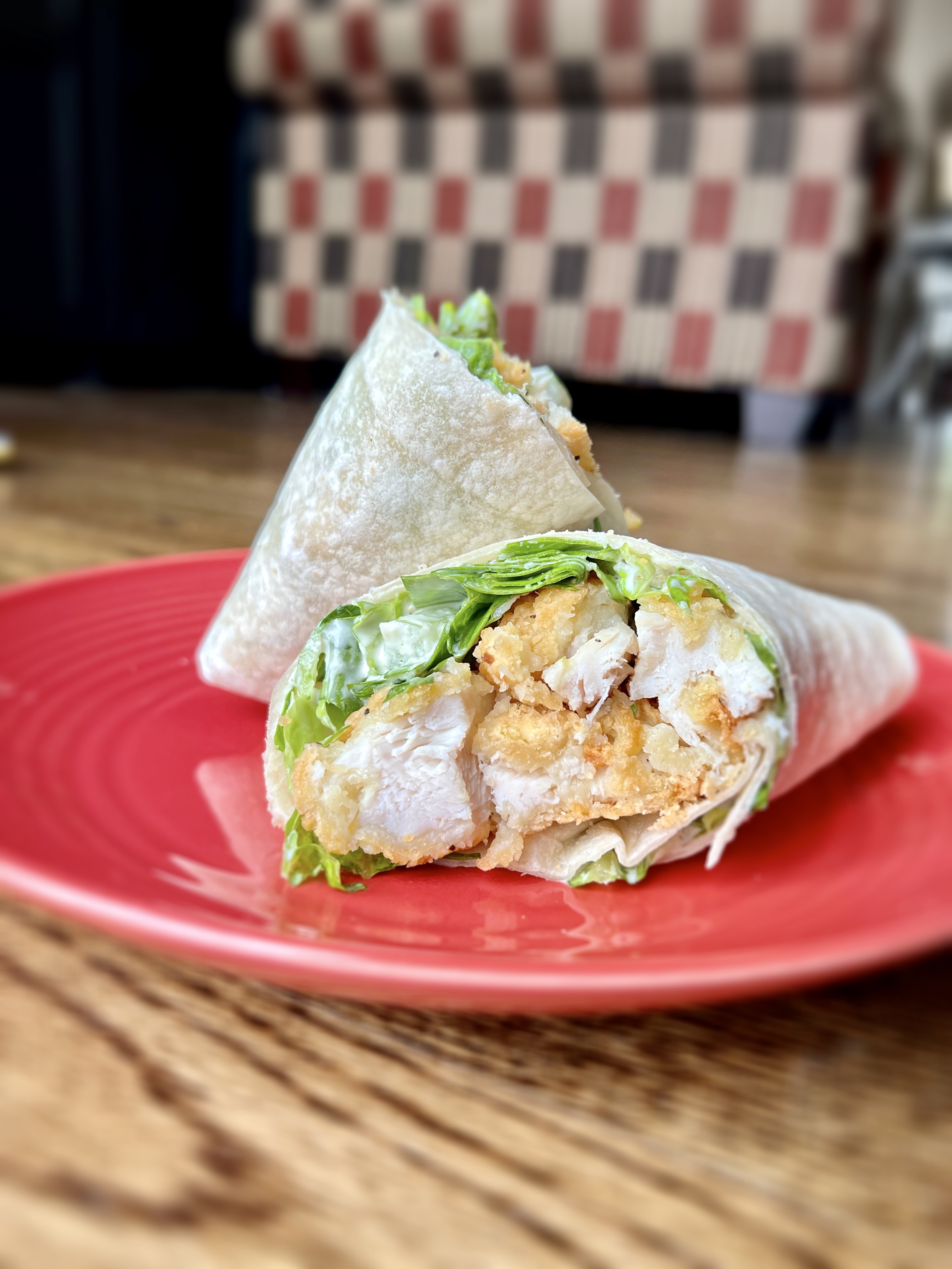 Crispy Chicken Caesar Wrap Meeesh's Kitchen