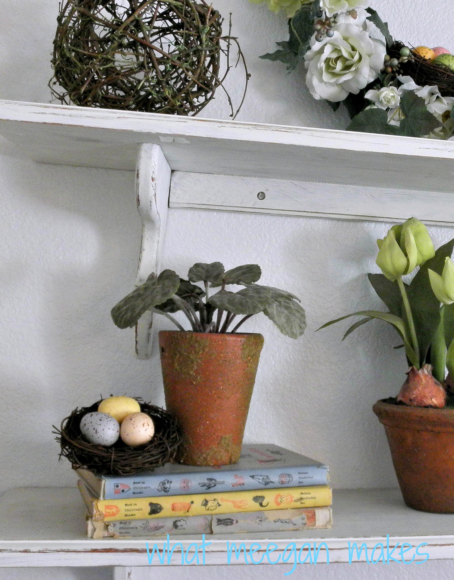 My Spring Shelves
