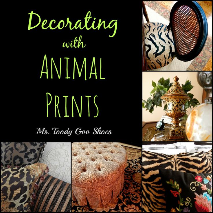 Decorating With Animal Prints What Meegan Makes