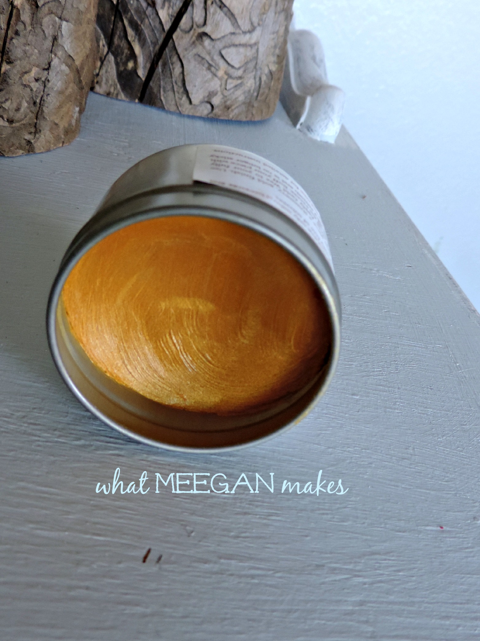 Thrifted Chair Makeover Using Chalk Paint and Gold Wax What Meegan Makes