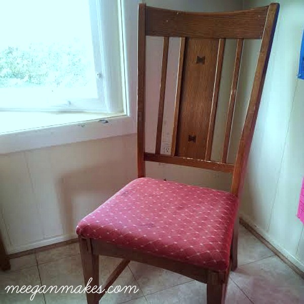 How to Recover a Dining Chair Seat What Meegan Makes