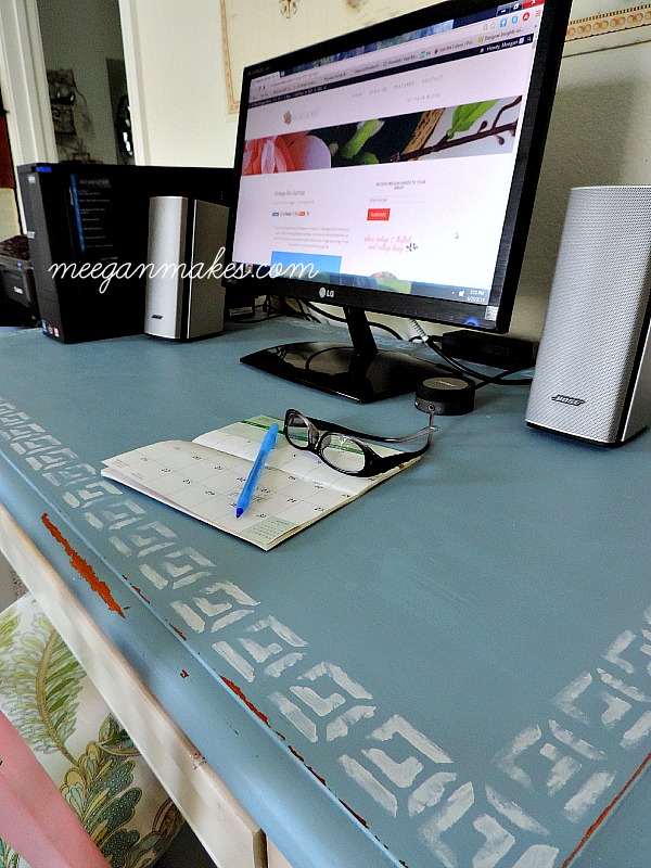 Roman Rustic Desk Makeover What Meegan Makes