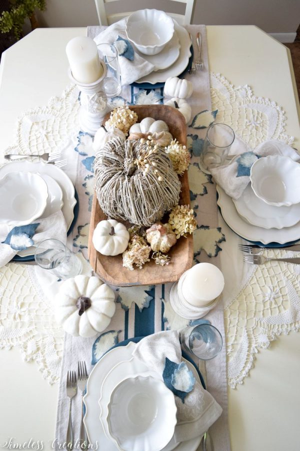 20+ Blue Fall Home Decor Ideas What Meegan Makes