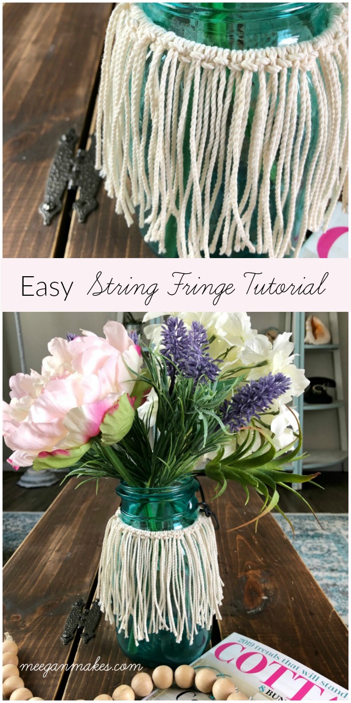 Easy DIY String Fringe Tutorial What Meegan Makes