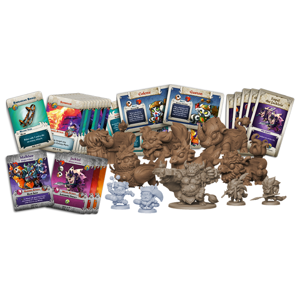 Arcadia Quest Riders Meeple on Board