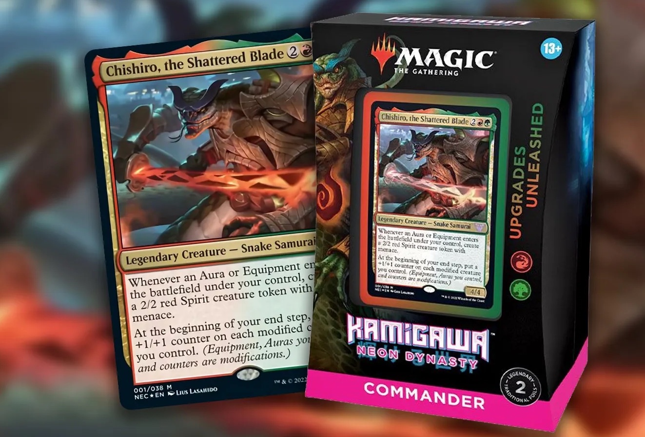 Magic The Gathering Kamigawa Neon Dynasty Commander Deck Upgrades Unleashed Meepleopolis