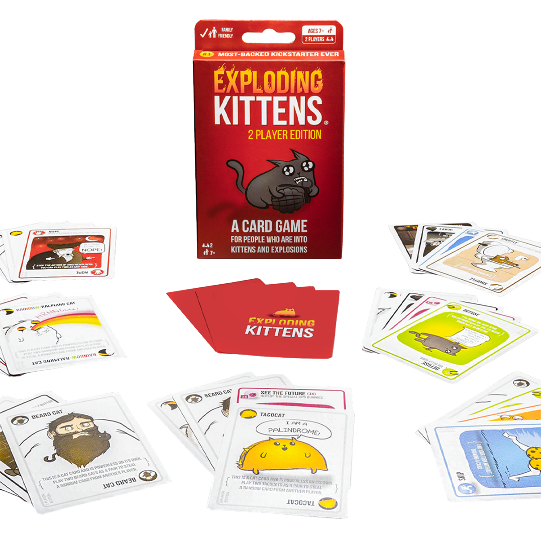 Exploding Kittens 2 Player Edition Meepleopolis