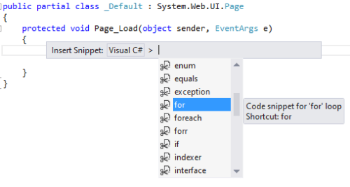 C For Loop