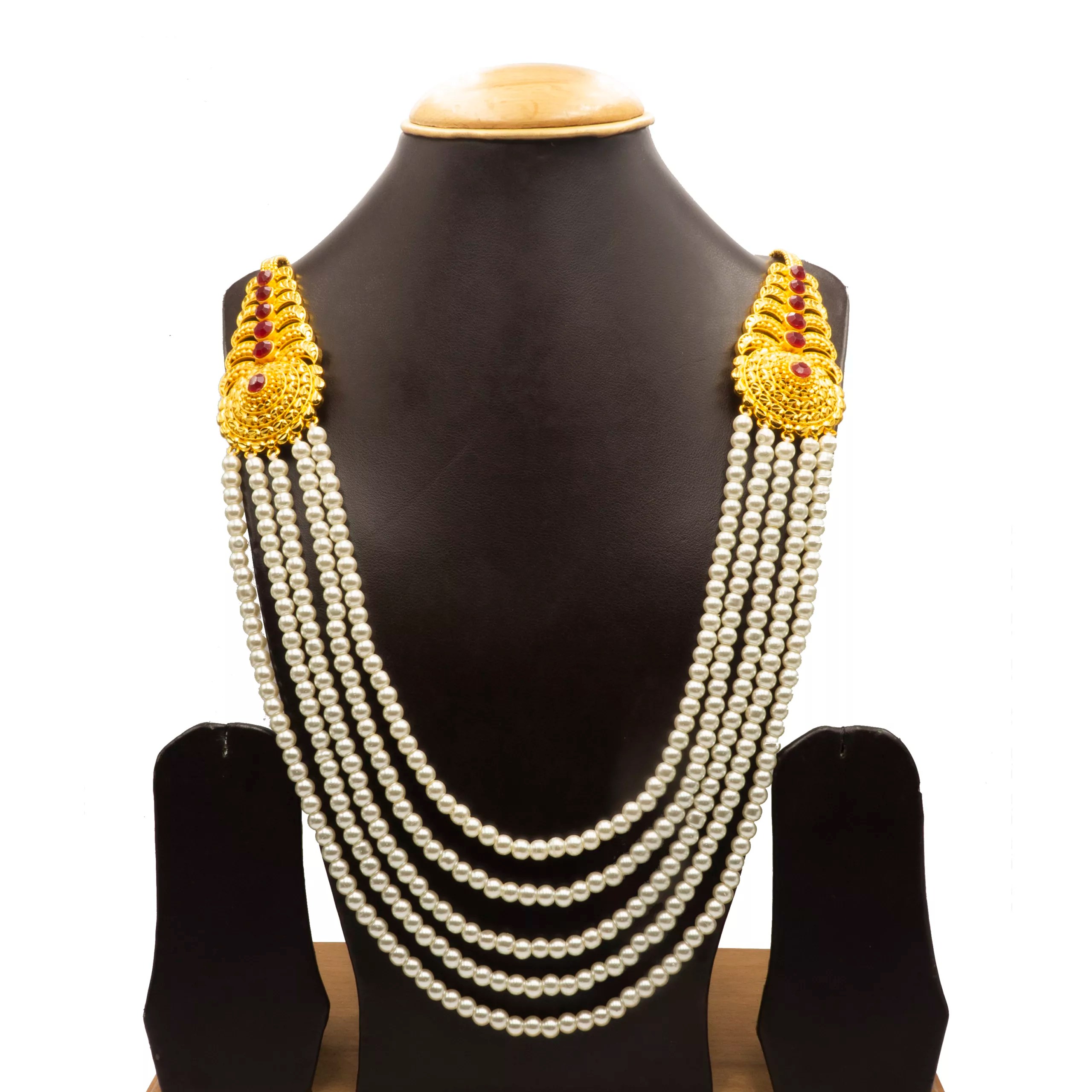 NS2306004 Pearl Chandra Haar Necklace Fashion Jewelry Meesaa Nepal