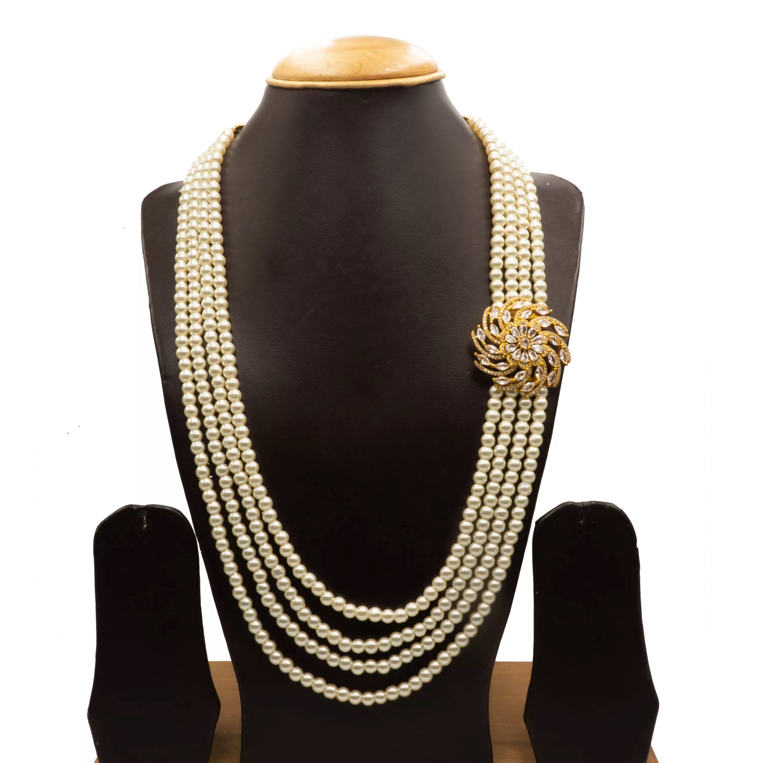 NS2306006 Pearl Chandra Haar Necklace Fashion Jewelry Meesaa Nepal