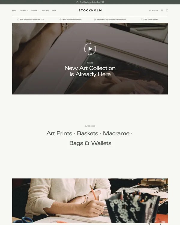 12 Best Shopify Themes For Artists [Free & Paid]