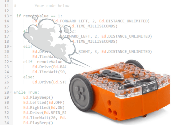 Get Edison moving in EdPy Meet Edison