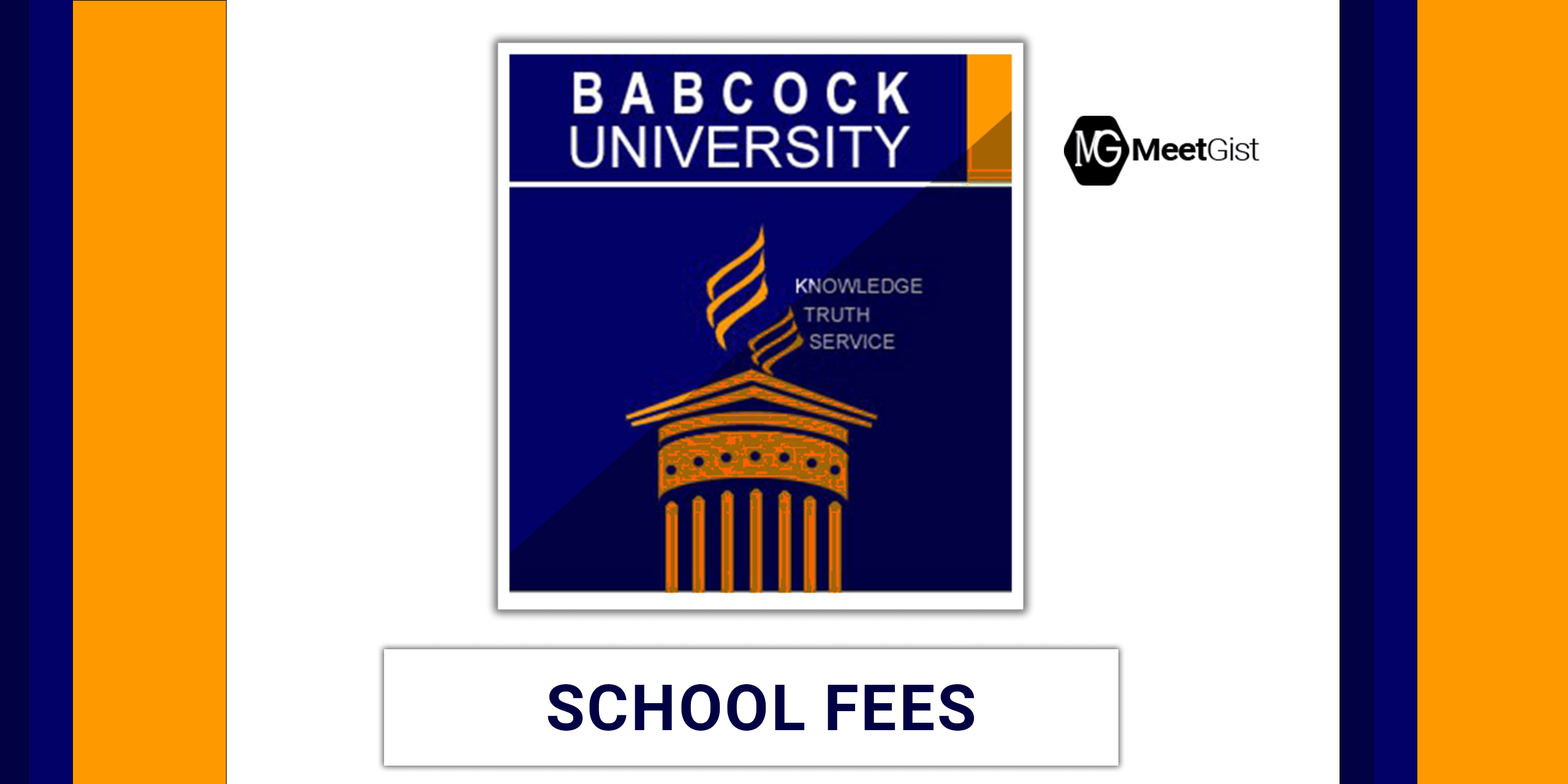 Babcock University School Fees for 2023/2024