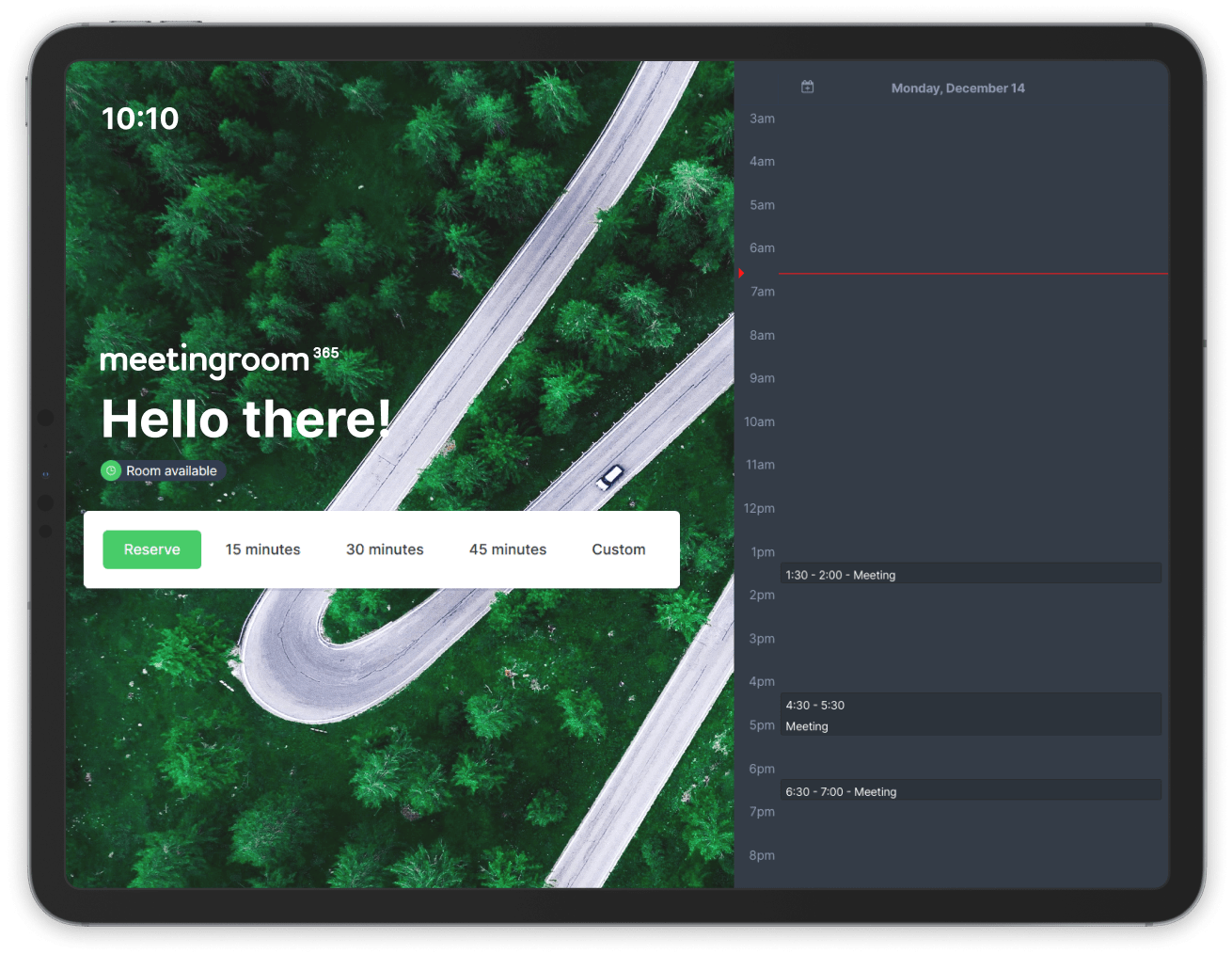 Features Meeting Room 365 Meeting Room Display Software for Office