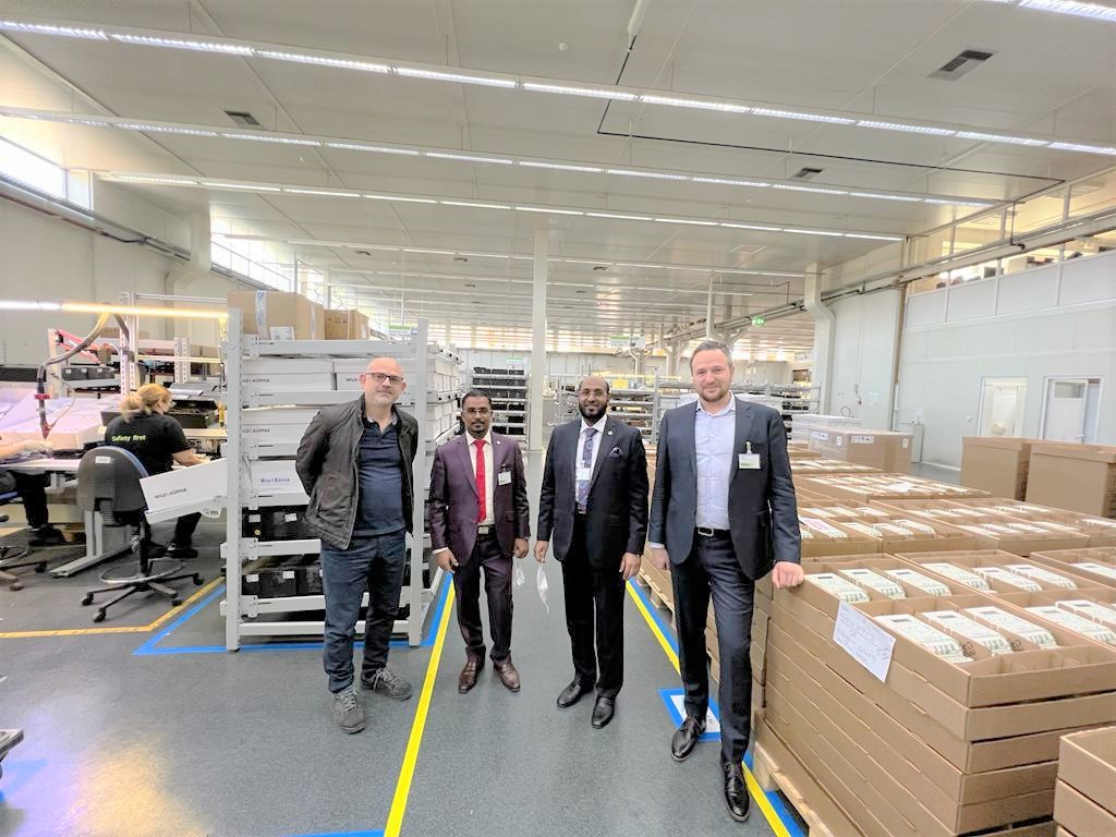 Adeeb group management visited LANDIS+GYR factory in greece, WORLD