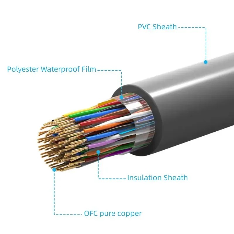 Telephone cable with Strength member 50 pairs telephone cable - Owire