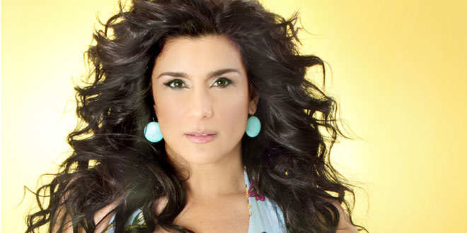 Cantante y escritora venezolana Karina. • mega.tv