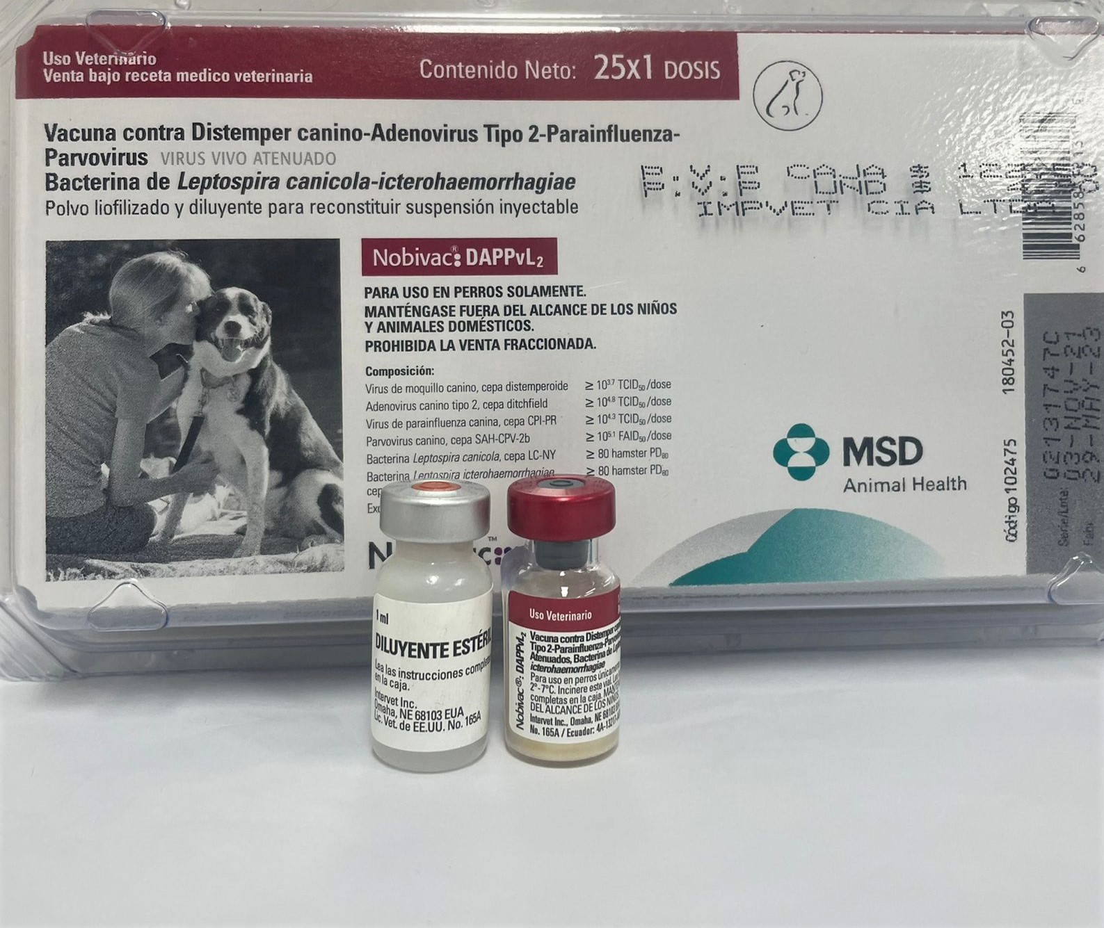 Nobivac DAPPvL2 El Chacarero Agropecuario