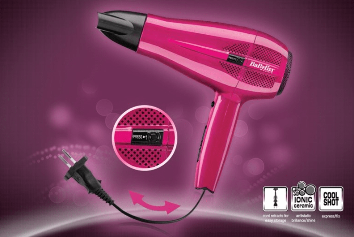 BaByliss Cord Keeper Hair Dryer 1700W buy in Pakistan