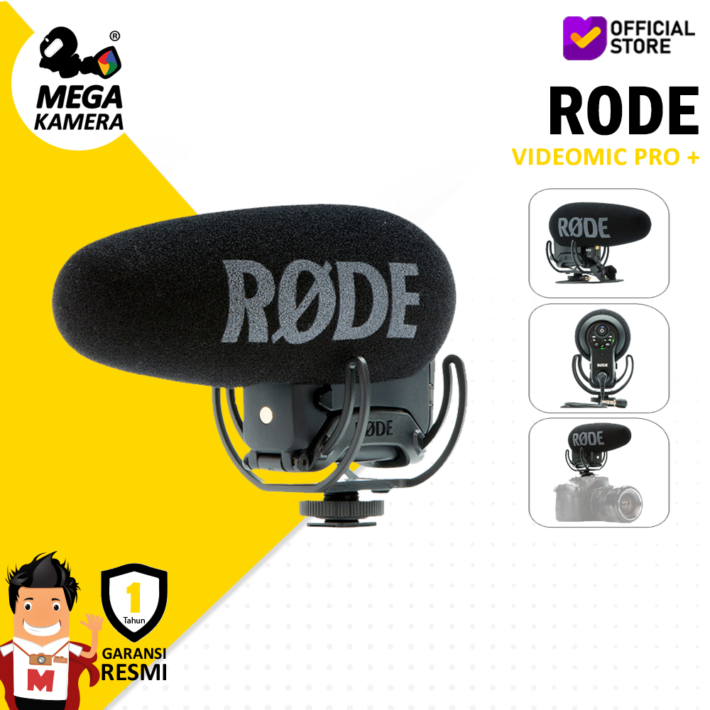 Rode VideoMic Pro+ Plus OnCamera Shotgun Microphone