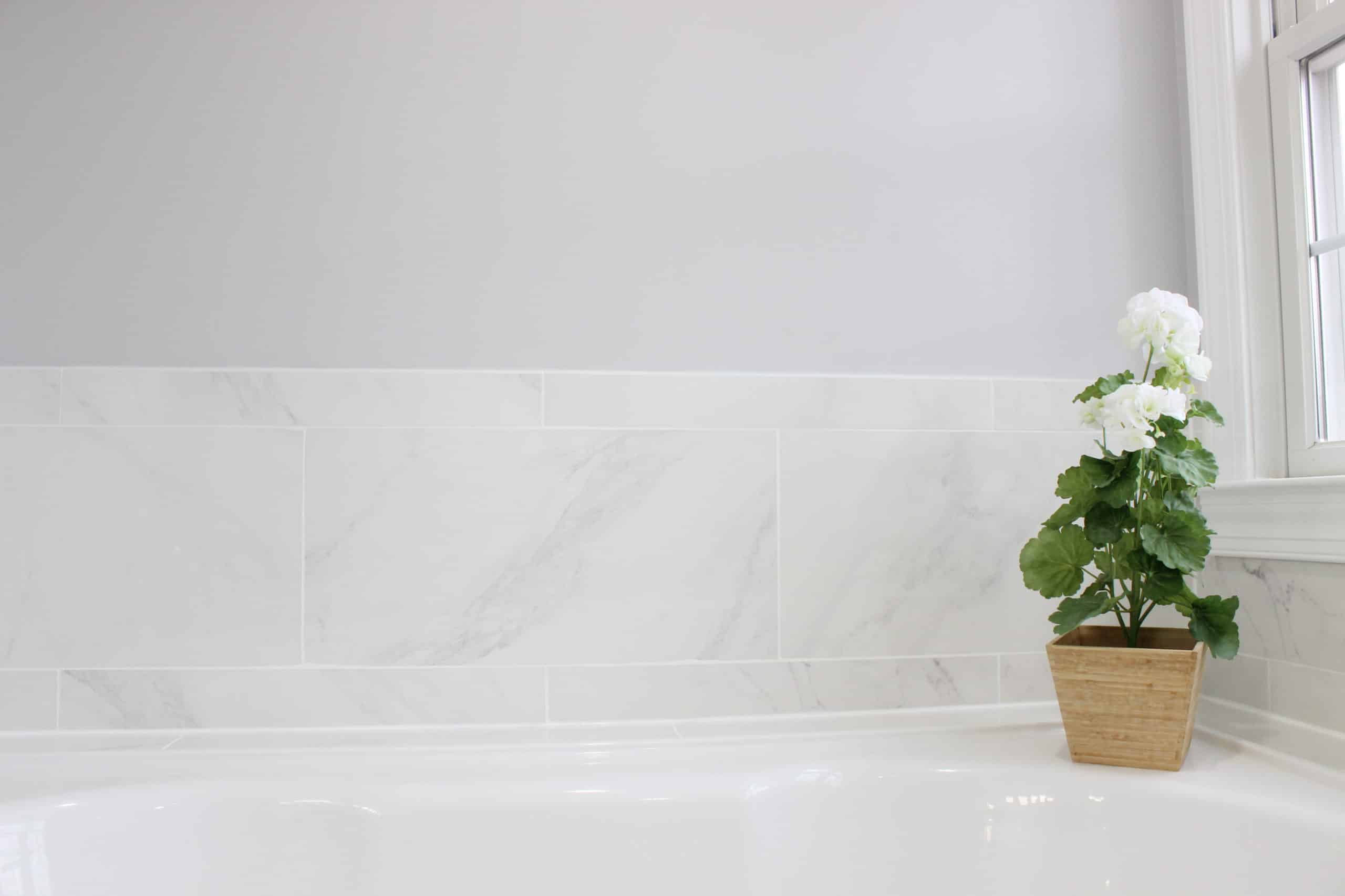 Breathaking White Bathroom Remodel in Annapolis Mega Kitchen and Bath