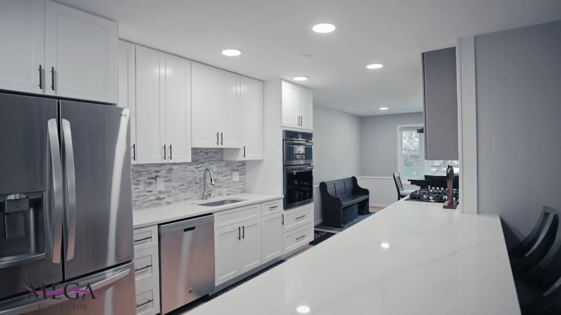 Classy Kitchen and Bathroom Remodel in Silver Spring, MD Mega Kitchen